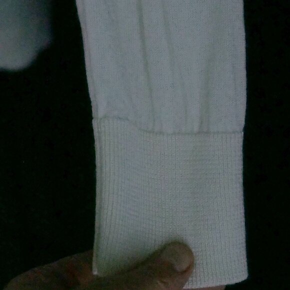 Talbots | Merino Wool Open Cardigan in Cream - Picture 4 of 6